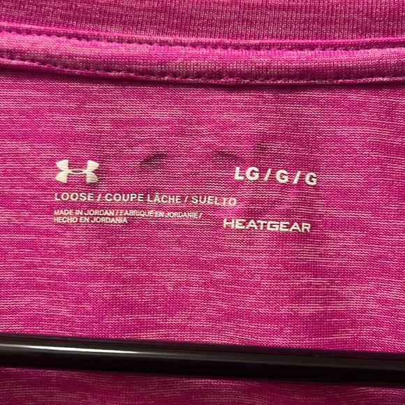 Under Armour Women's Pink T-Shirt size Large - Picture 2 of 9